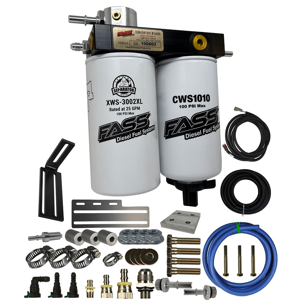 FASS Fuel Systems Drop-In Series Diesel Fuel Filtration System for 07.5-09 Dodge and Ram 6.7L Cummins