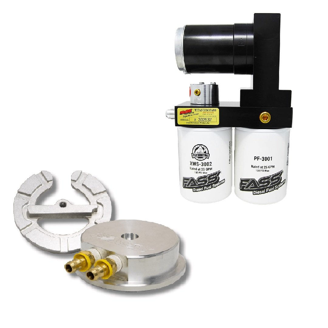 FASS No Drop Titanium Series Fuel Pump and Sump Kit for 08-10 Ford 6.4L Powerstroke