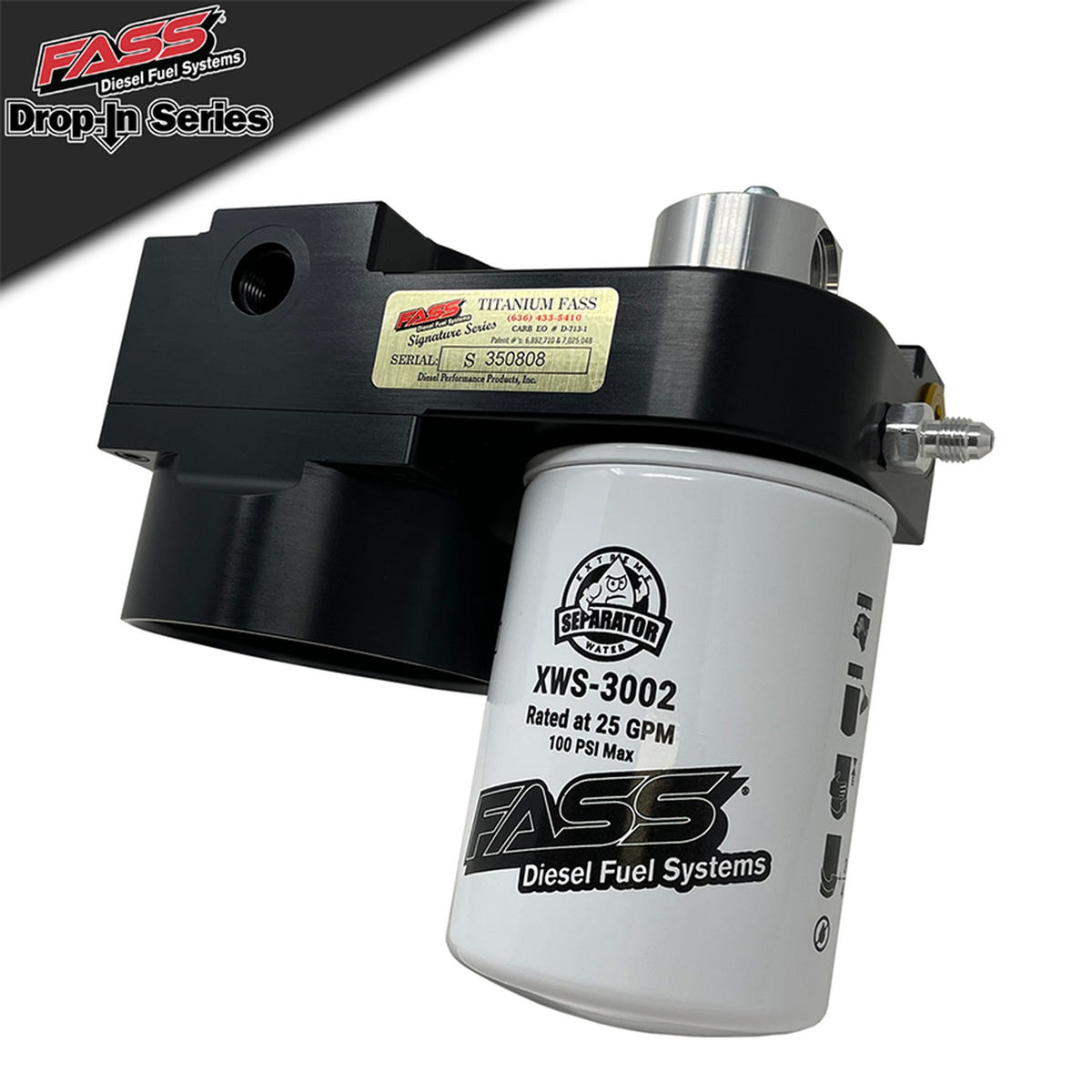 FASS Fuel Systems Drop-In Series Lift Pump Air Separation / Filtration System 19-26 GM 3.0L Duramax