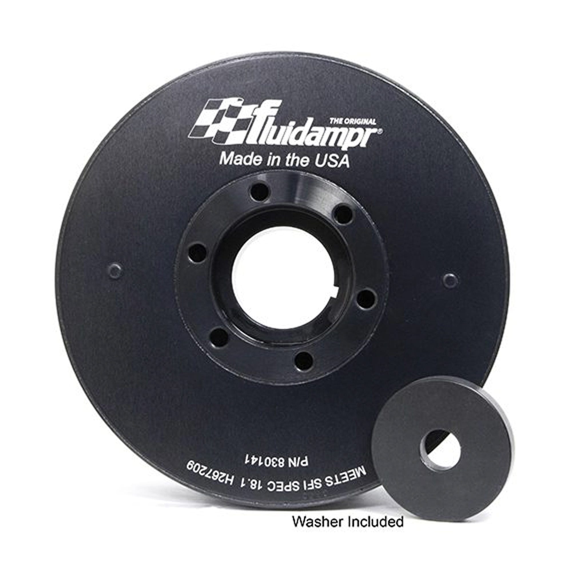 Fluidampr Performance Diesel Damper Harmonic Balancer and Crankshaft Pulley for 17-19 GM 6.6L Duramax L5P