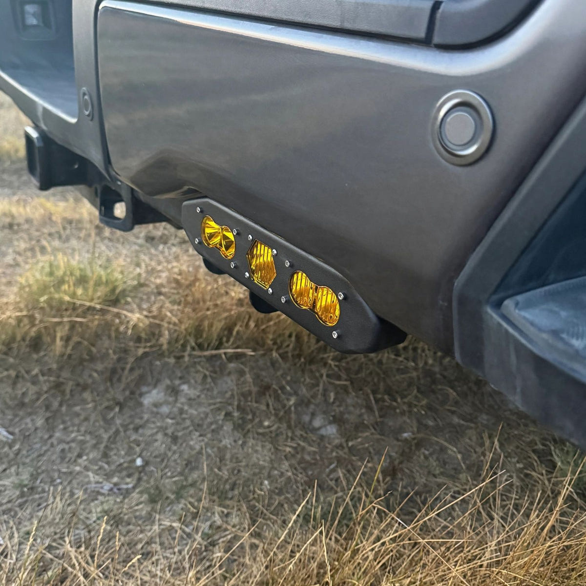 Dethloff FORD-RRBUMPERLM-23 Adjustable Rear Bumper Baja Designs Light Enclosure