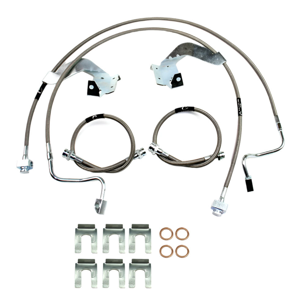 Crown Brake Lines for 11-12 Ford F-250 and F-350 4WD SRW 0"-12" Lift