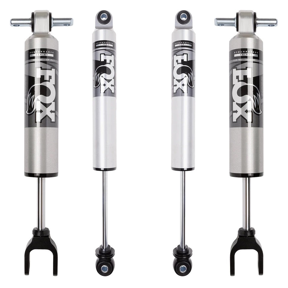 Fox 2.5 Performance Smooth Body IFP HTO Shock Package 20 24 GM 6.6L Duramax