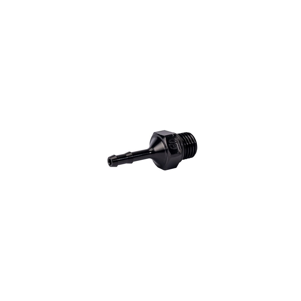 Fleece Performance Injector Return Line -4AN to 3 and 32" ID Hose Barb for 11-24 Ford 6.7L Powerstroke