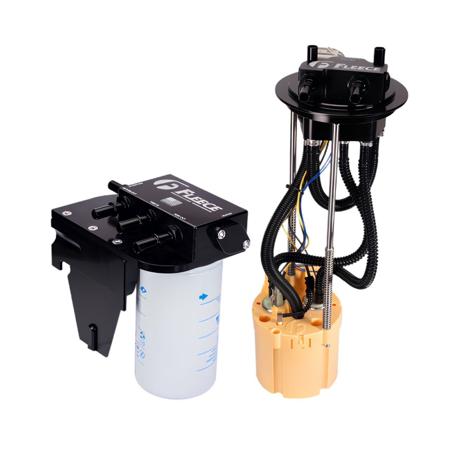 Fleece PowerFlo Lift Pump with Under Bed Filter Kit for short and long bed Ford trucks