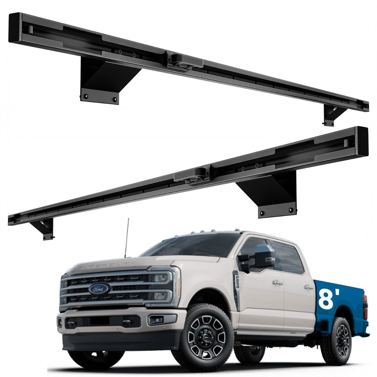 Integral Truck Rail Kit for 2017-2026 Ford F-250, F-350, and F-450 Super Duty trucks