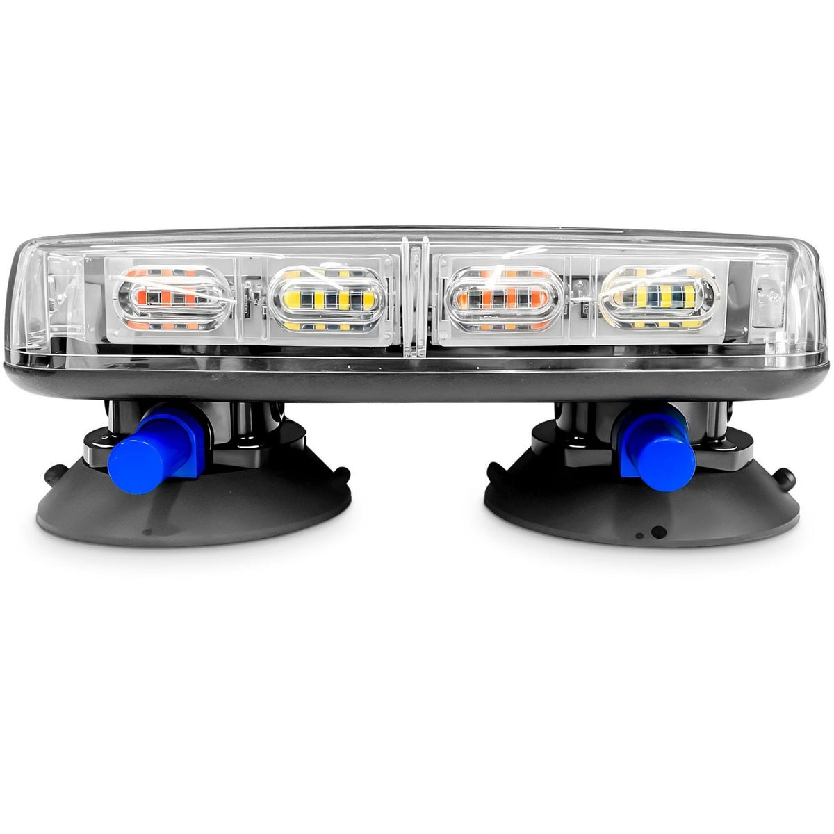 Integral Truck vacuum-mounted emergency and plow strobe light with 12V plug