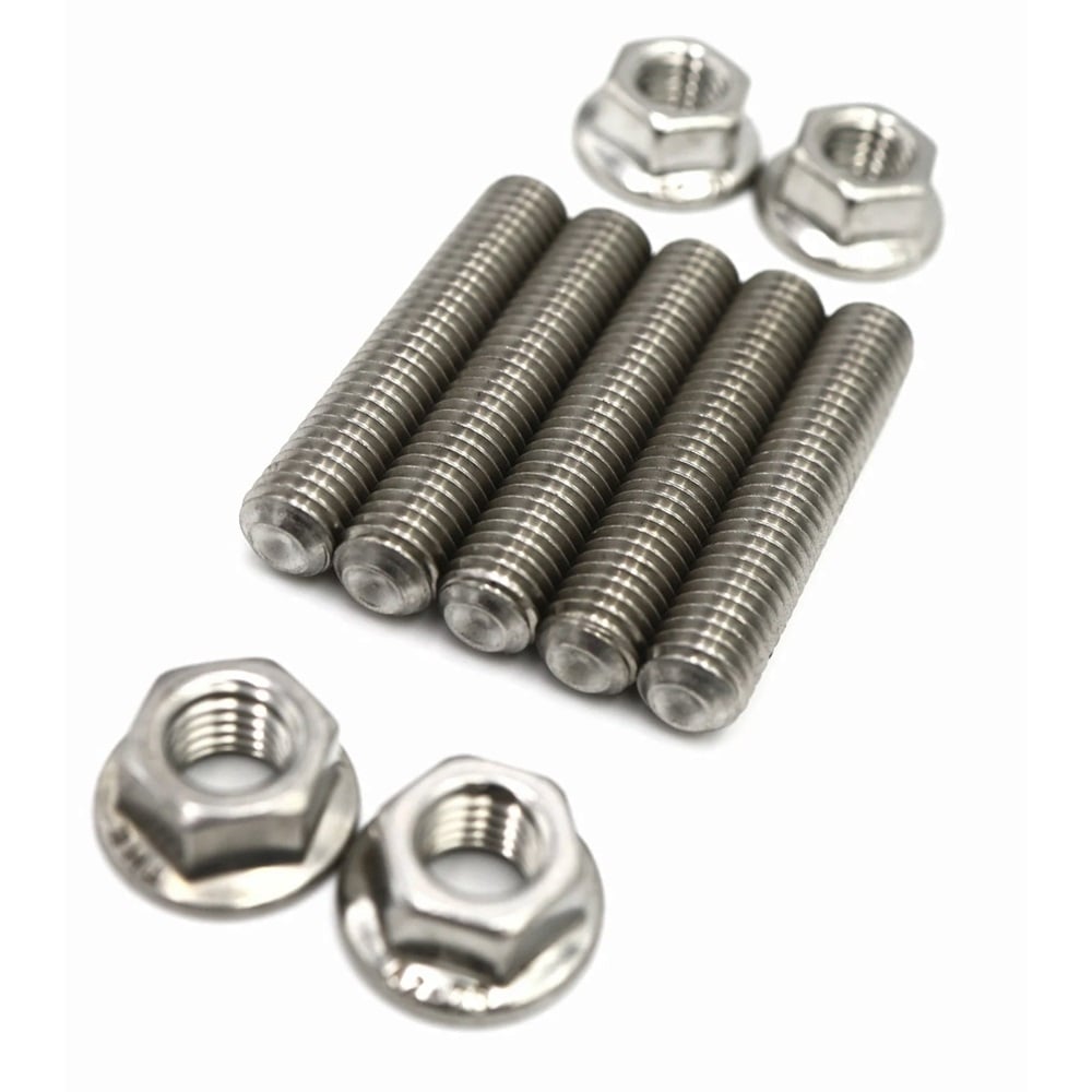 Full Send Diesel Stainless Steel Turbo To Manifold 1 and 2" Longer Stud Kit For S300 and S400 Turbos