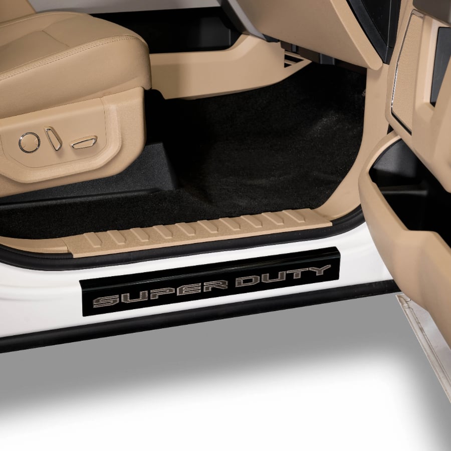 Putco Door Sill Plates color Polished or Black either 2DR or 4DR made for 23-24 Ford F-250 and F-353