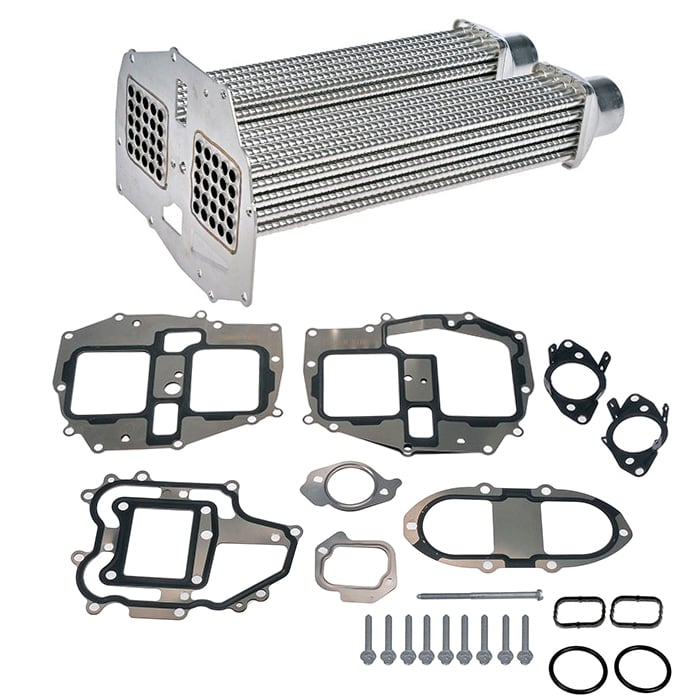 Grizzly New EGR Cooler Insert &amp; Gasket Kit for 11-19 Ford 6.7L Powerstroke