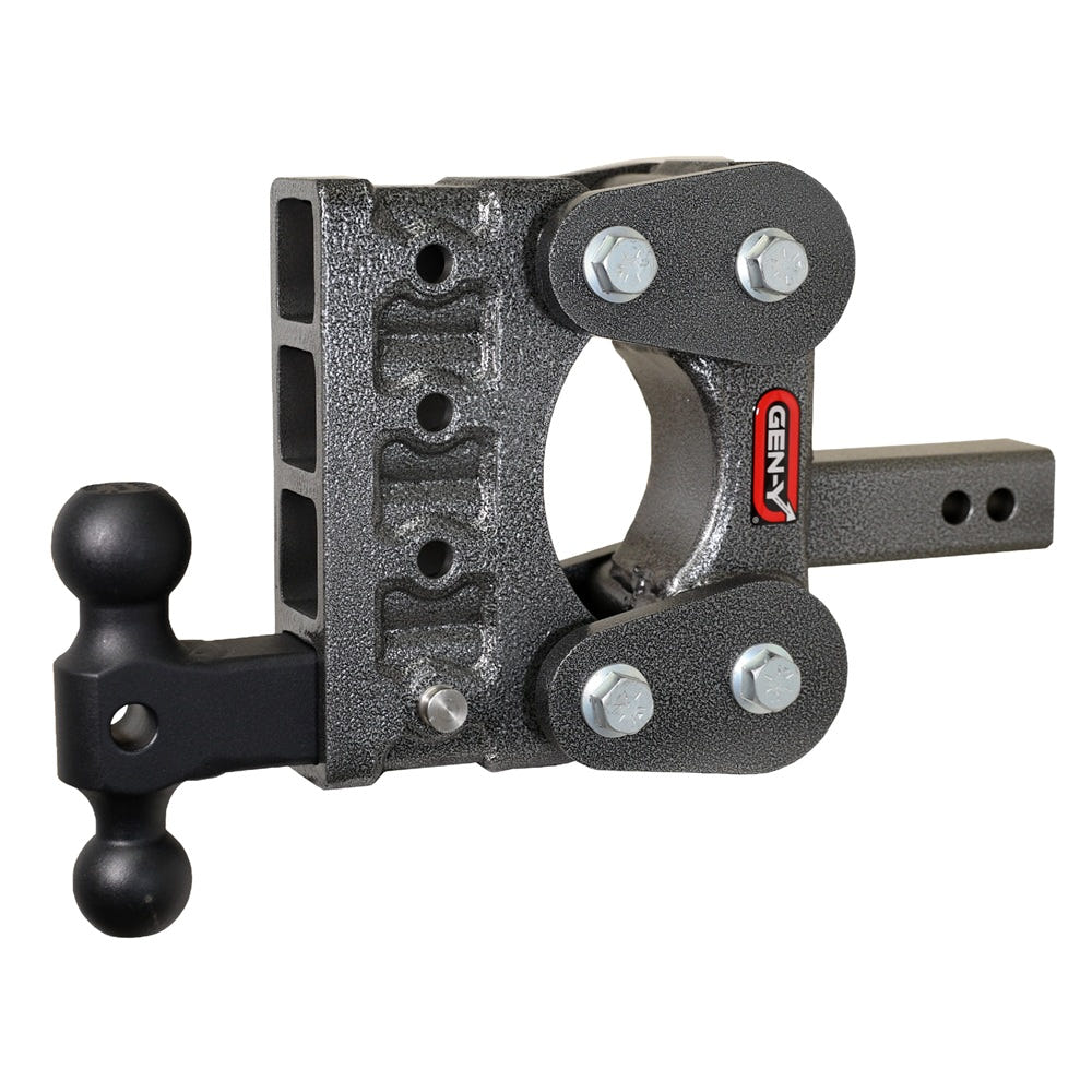 Gen-Y Hitch The Boss 10K Drop Hitch – 2" Shank With Dual-Ball – 5" and 7.5" and 10" Drop