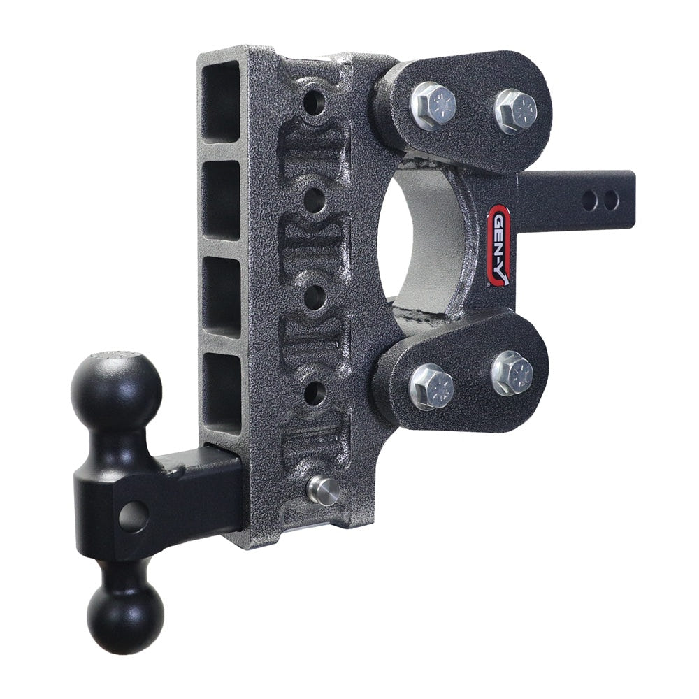 Gen-Y Hitch The Boss 10K Drop Hitch – 2" Shank With Dual-Ball – 5" and 7.5" and 10" Drop
