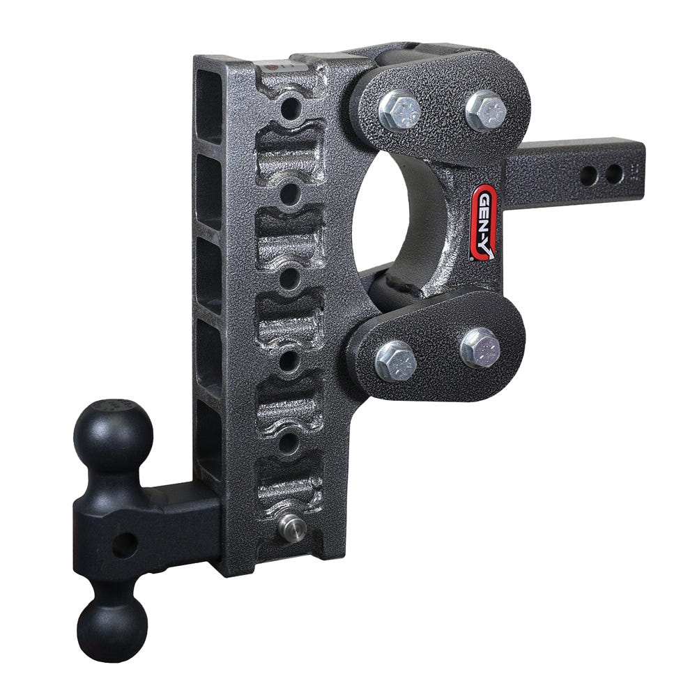 Gen-Y Hitch The Boss 10K Drop Hitch – 2" Shank With Dual-Ball – 5" and 7.5" and 10" Drop
