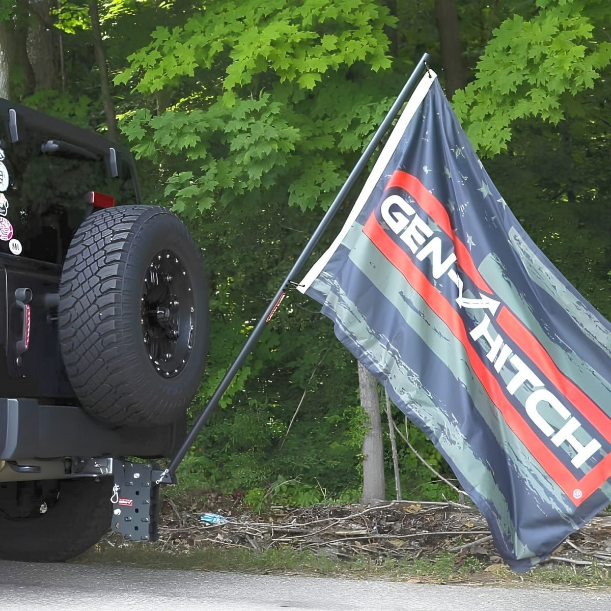 Gen-Y Receiver Hitch Flag Pole GH-102149
