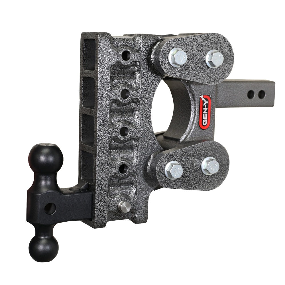Gen-Y Hitch The Boss 16K Drop Hitch 2" Shank With Dual-Ball - 5" and 7.5" and 10" Drop