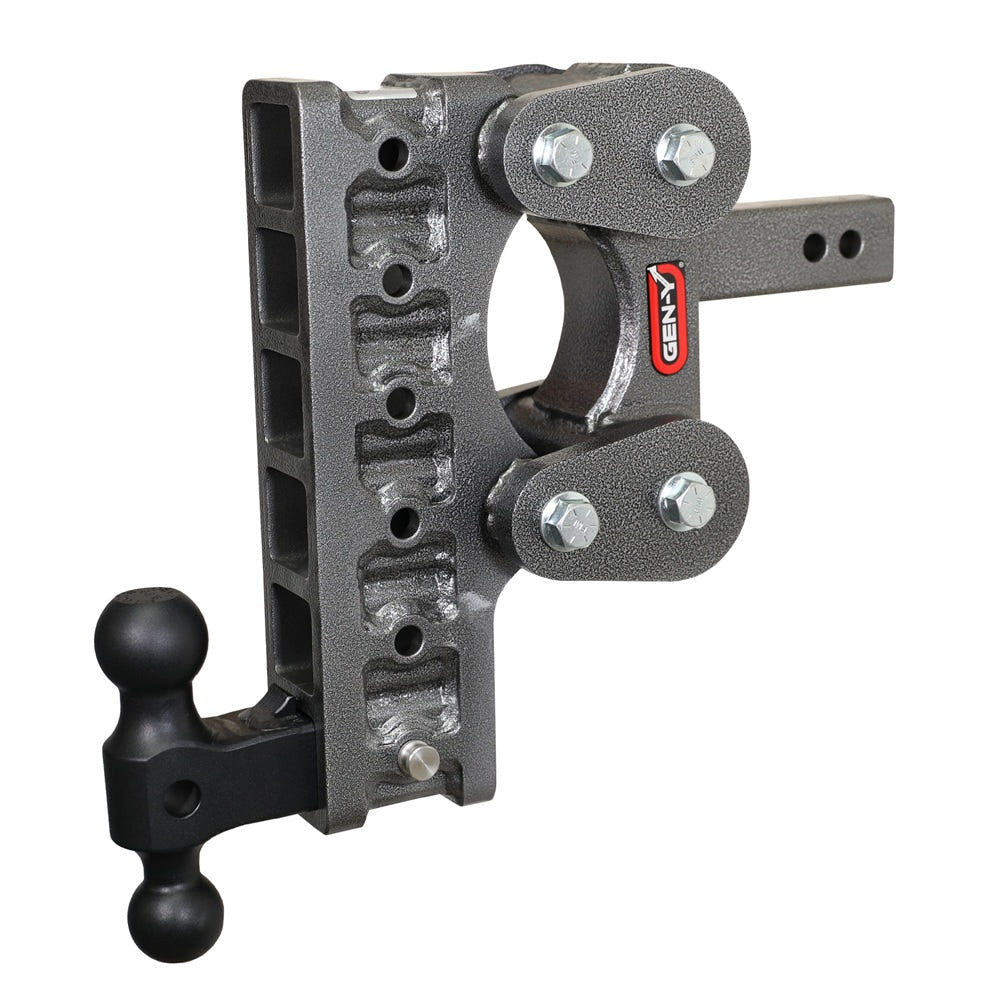 Gen-Y Hitch The Boss 16K Drop Hitch 2" Shank With Dual-Ball - 5" and 7.5" and 10" Drop