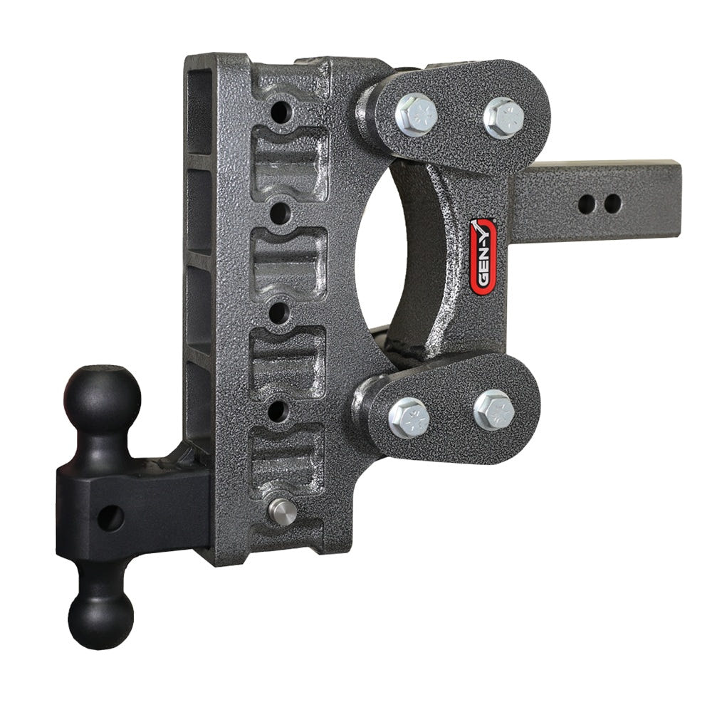 Gen-Y Hitch The Boss 21K Drop Hitch 2.5" Shank With Dual-Ball - 6" and 9" and 12" Drop