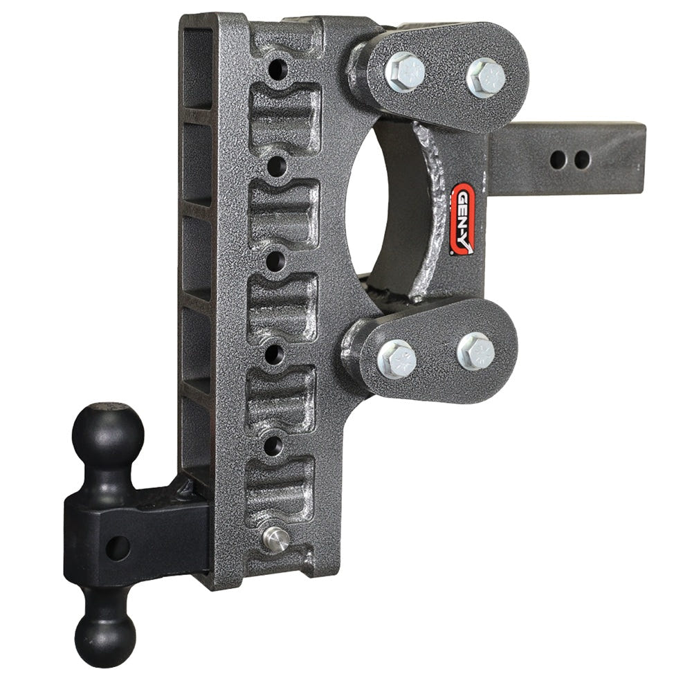 Gen-Y Hitch The Boss 21K Drop Hitch 2.5" Shank With Dual-Ball - 6" and 9" and 12" Drop