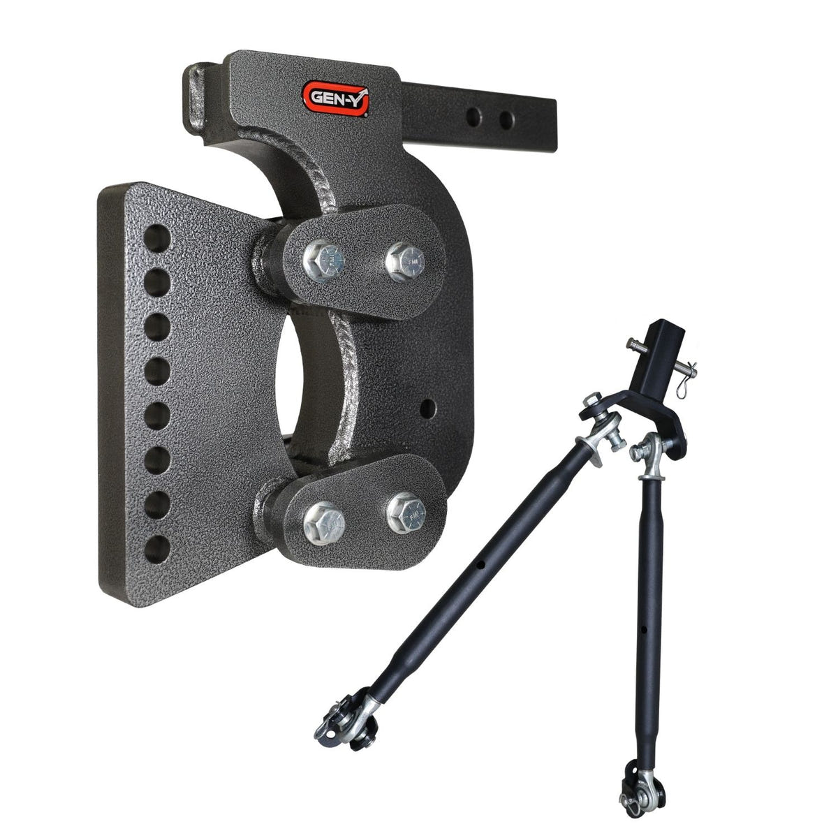 Gen-Y Hitch BOSS Torsion-Flex Weight Distribution Shank for heavy-duty towing