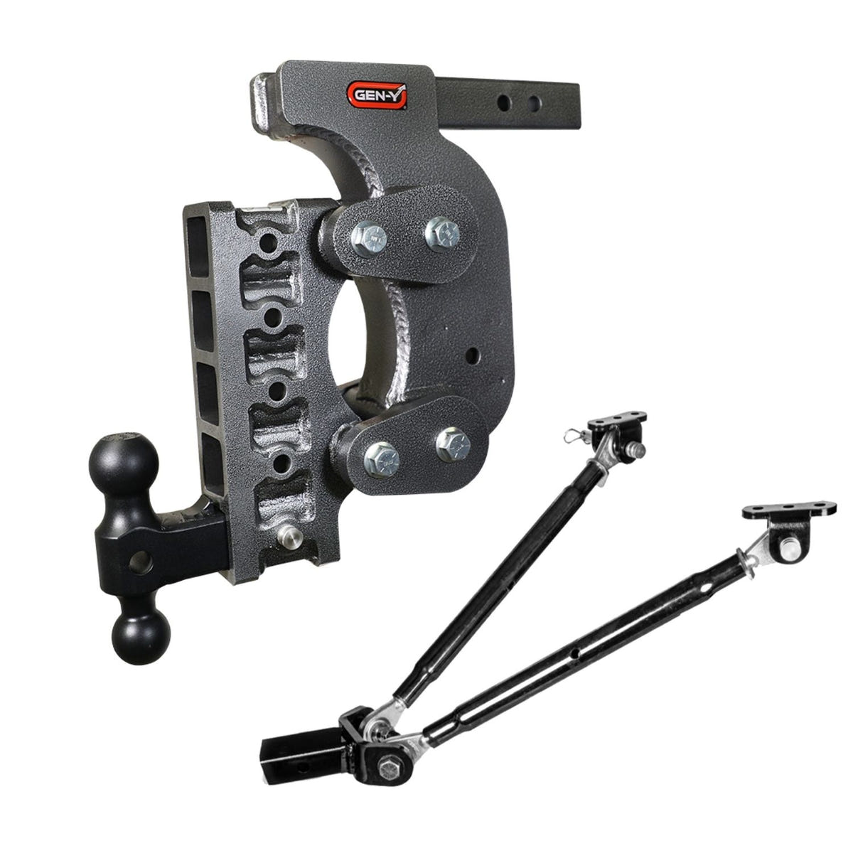 Gen-Y Hitch BOSS 10K Drop Hitch with rubber torsion suspension