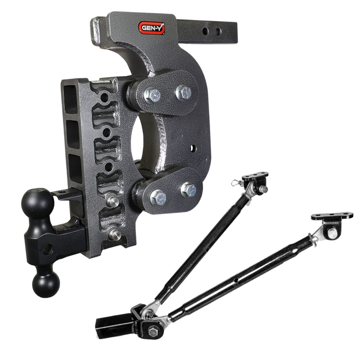 Gen-Y Hitch BOSS 10K Drop Hitch with rubber torsion suspension
