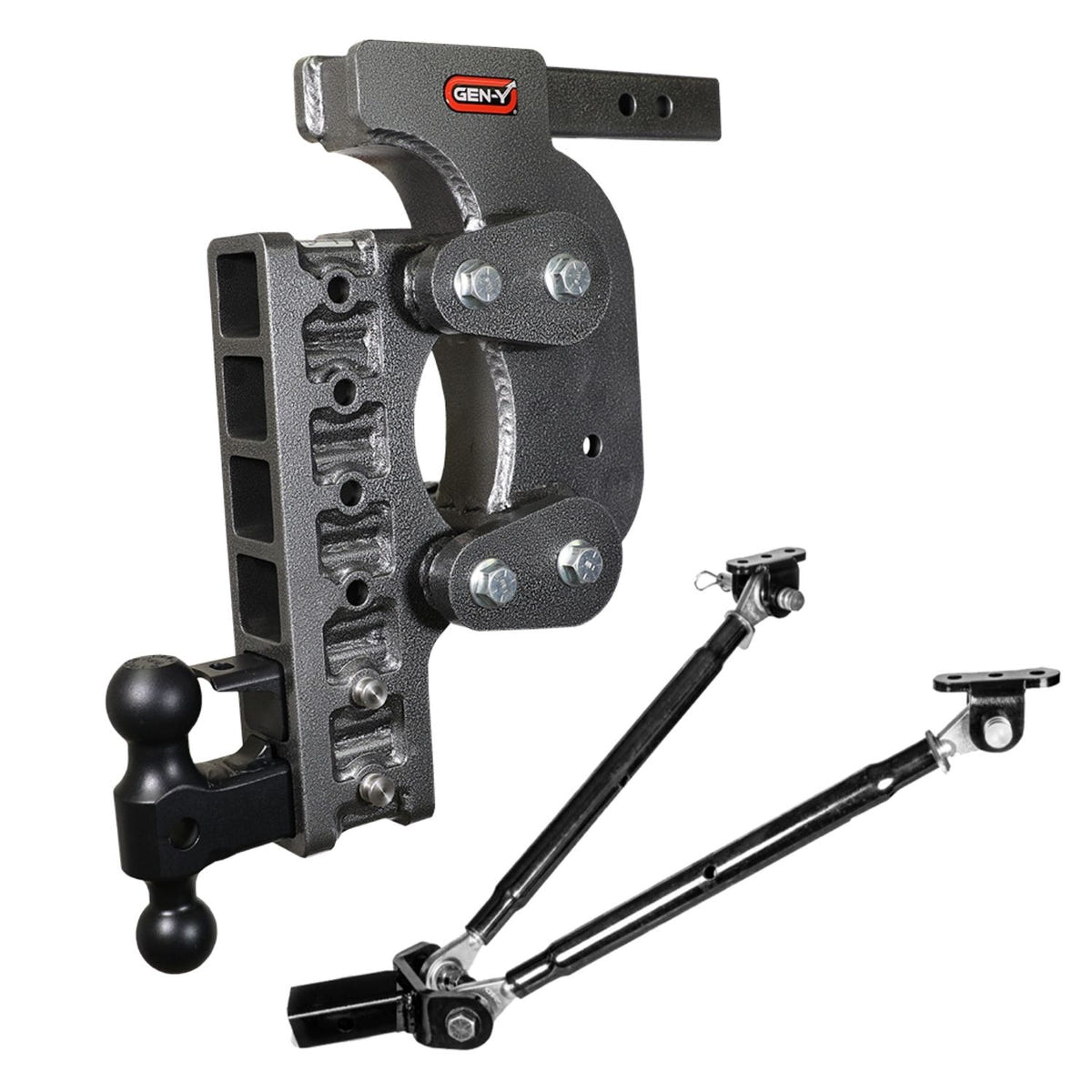 Gen-Y Hitch BOSS Torsion-Flex Adjustable Drop Hitch for heavy-duty towing