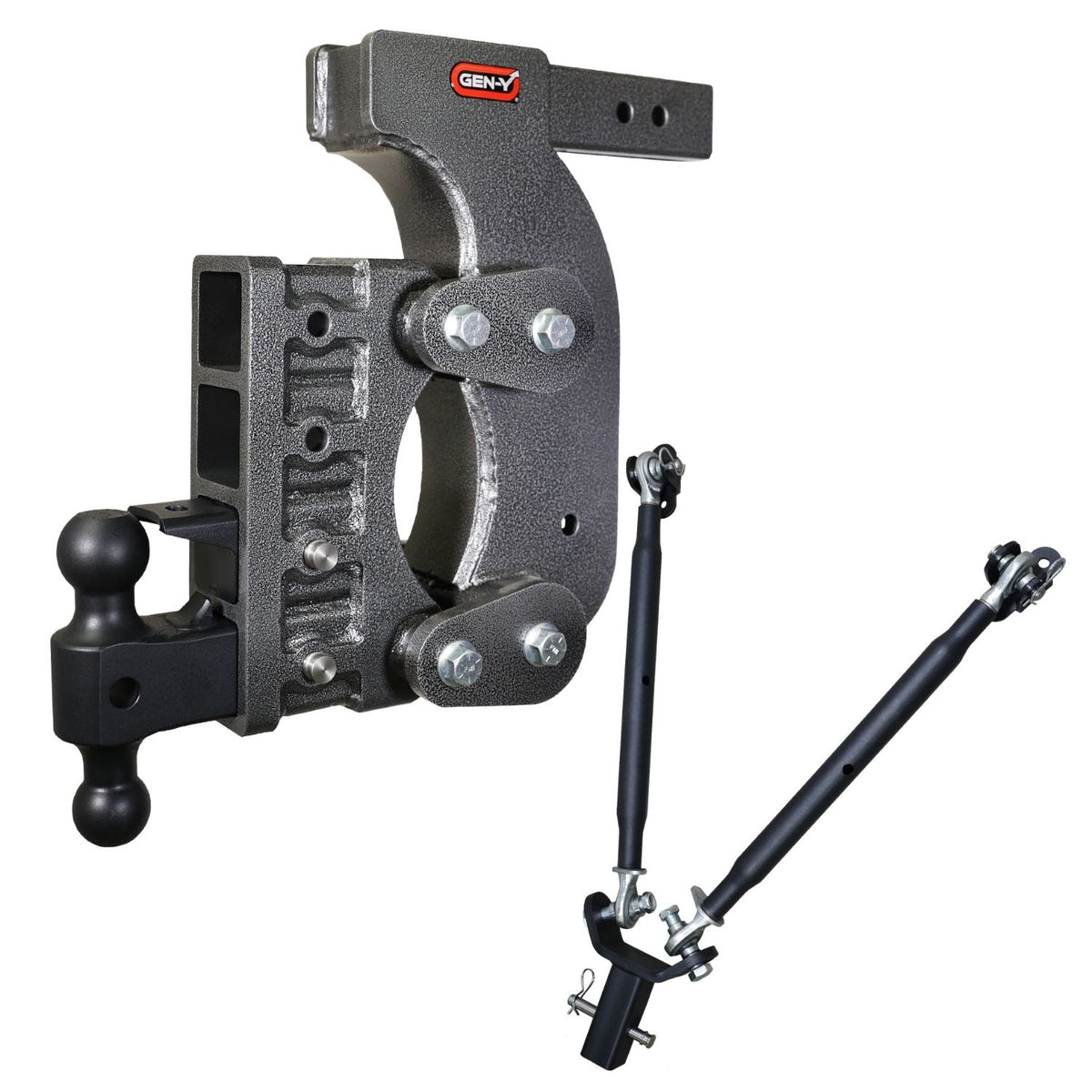 Gen-Y Hitch BOSS 21K Adjustable Drop Hitch with 15-inch drop