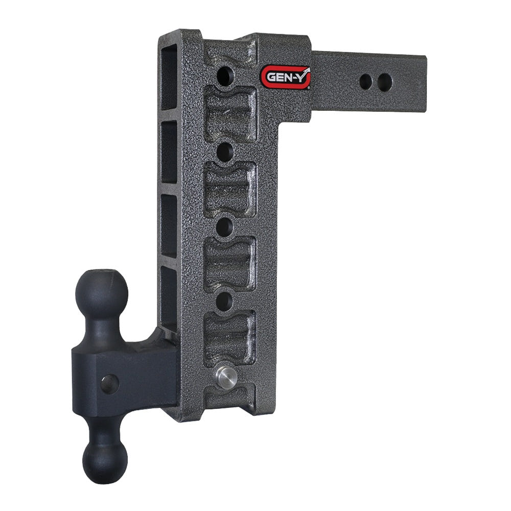Gen-Y Hitch Mega-Duty 32K Drop Hitch 2.5" Shank With Dual-Ball - 6" and 9" and 12" Drop