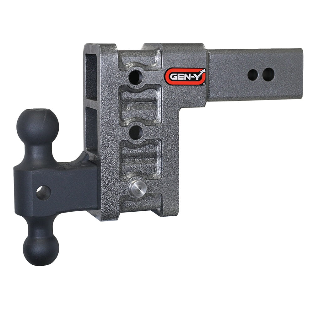Gen-Y Hitch Mega-Duty 32K Drop Hitch 3" Shank With Dual-Ball - 6" and 9" and 12" Drop