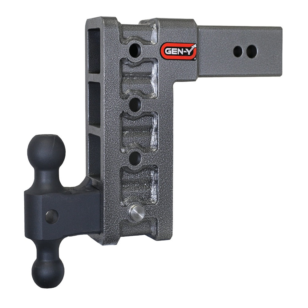 Gen-Y Hitch Mega-Duty 32K Drop Hitch 3" Shank With Dual-Ball - 6" and 9" and 12" Drop