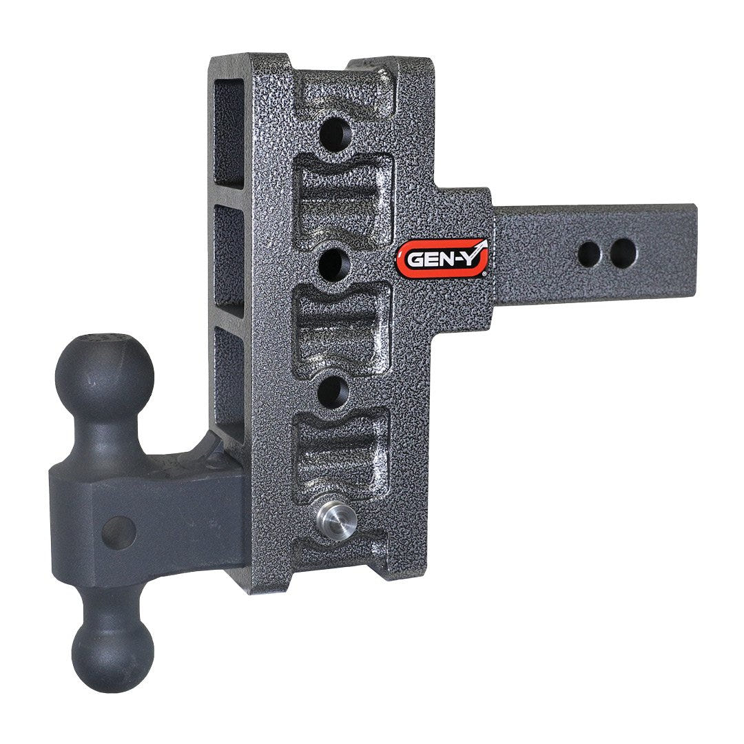 Gen-Y Hitch Mega-Duty 32K Drop Hitch 2.5" Shank With Dual-Ball - 6" and 9" and 12" Offset Drop