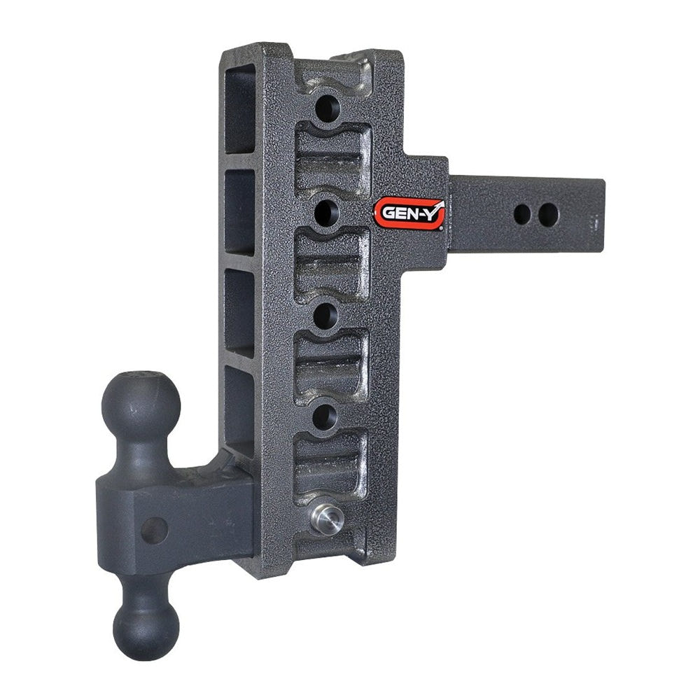 Gen-Y Hitch Mega-Duty 32K Drop Hitch 2.5" Shank With Dual-Ball - 6" and 9" and 12" Offset Drop
