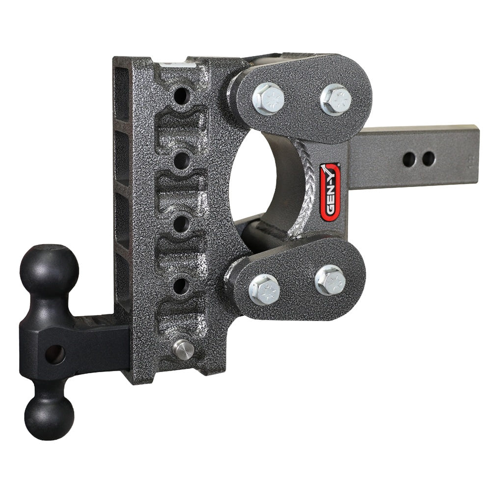 Gen-Y Hitch The Boss 10K Drop Hitch - 2.5" Shank With Dual-Ball - 5" and 7.5" and 10" Drop