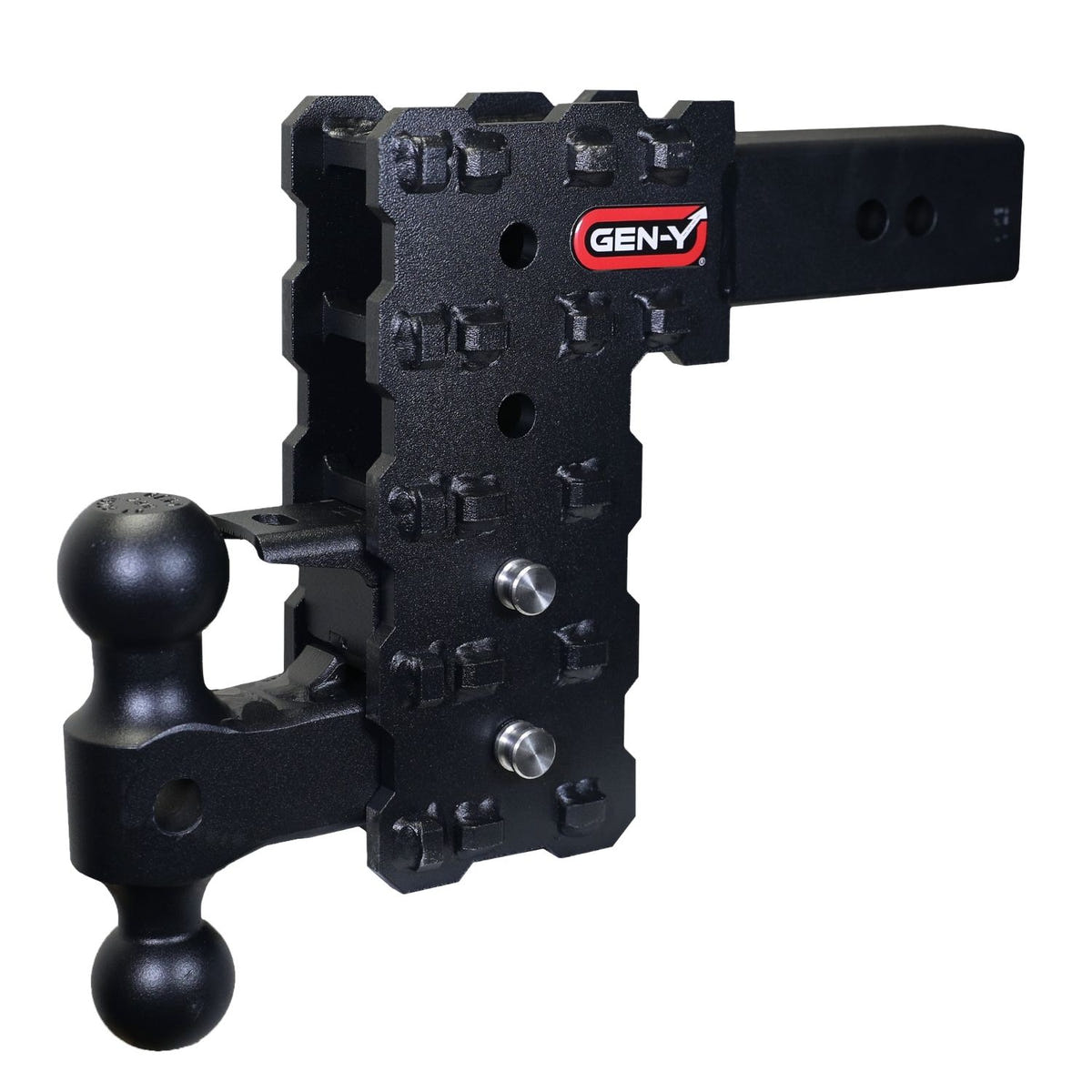 GEN-Y Hitch PHANTOM-X 16K Adjustable Drop Hitch with 2.5-Inch Shank and Dual-Ball or Tri-Ball Mount