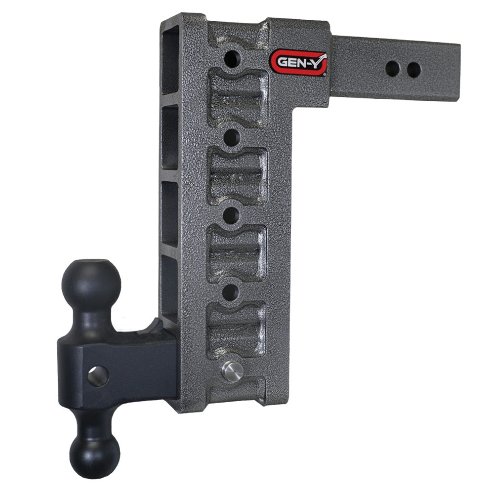Gen-Y Hitch Mega-Duty Series 21K Drop Hitch 2.5" Shank With Dual-Ball - 6" and 9" and 12" Drop