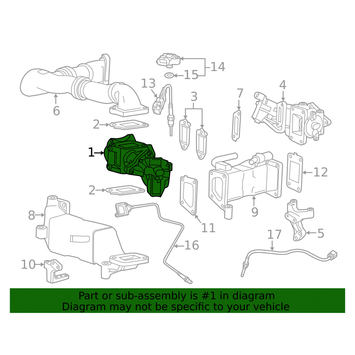 Factory OEM EGR Valve for 11-13 6.6L LML GM Duramax