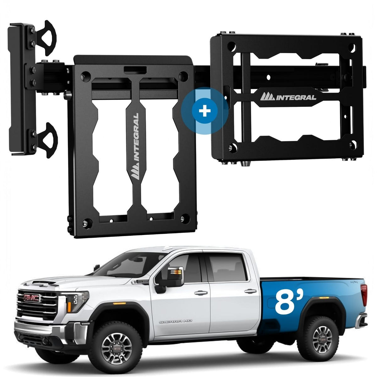 Milwaukee Packout compatible Integral panel kit for 2020-2026 GMC Sierra HD trucks
