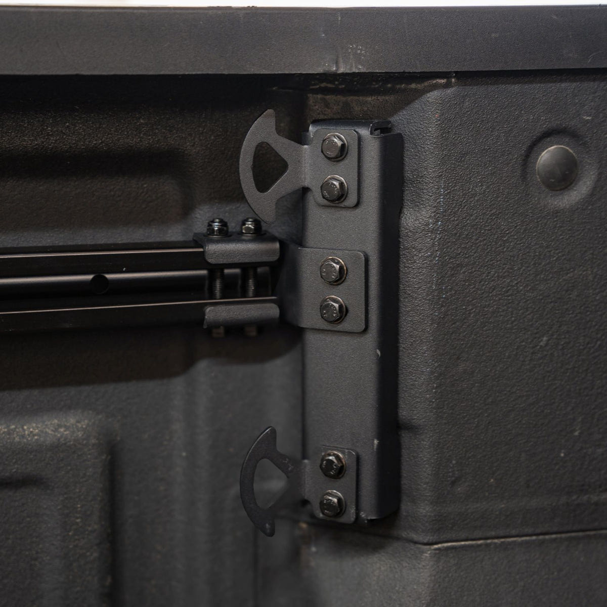 Integral Truck rail and panel cargo management system for 2020-2026 GMC Sierra 2500HD and 3500HD