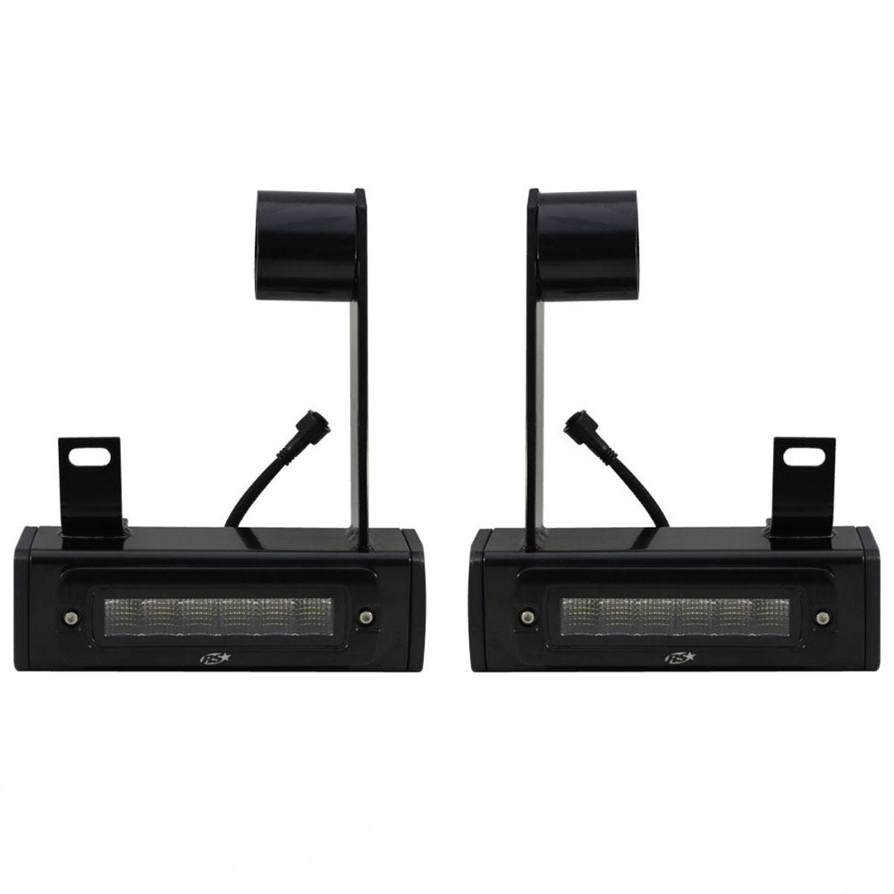 Race Sport Lighting Hitch Bar Reverse 7" LED Light Blacked Out Kit for 20-23 GM 2500HD and 3500
