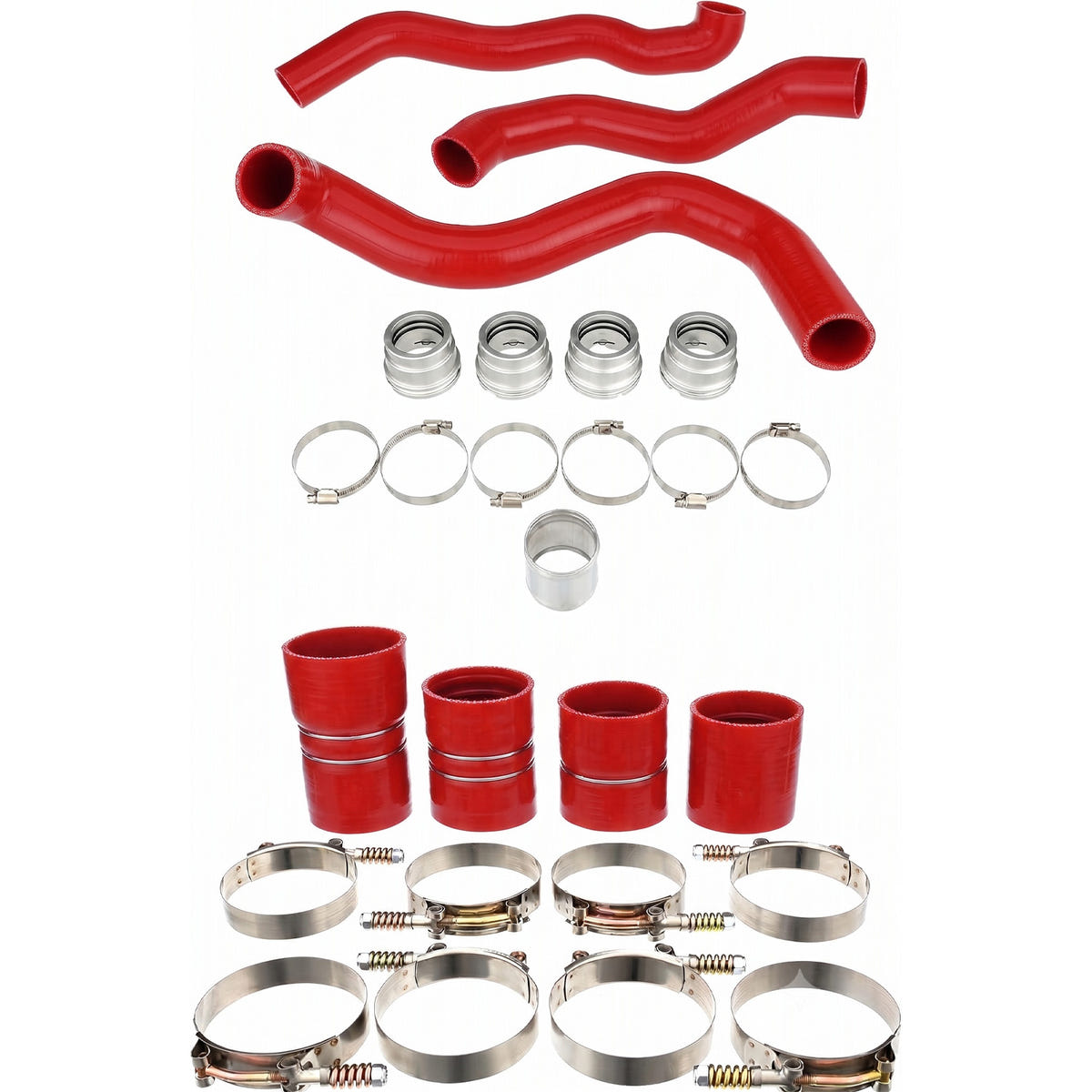 Mammoth Performance Intercooler Boot and Radiator Hose Kit For 08-10 Ford 6.4L Powerstroke