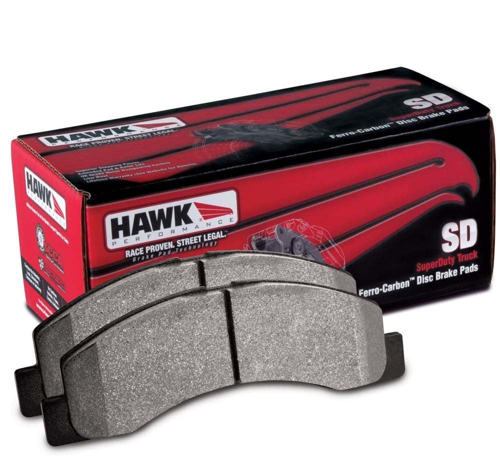 Hawk Performance Rear Brake Pad Set 99 04 Ford F 250 / F 350