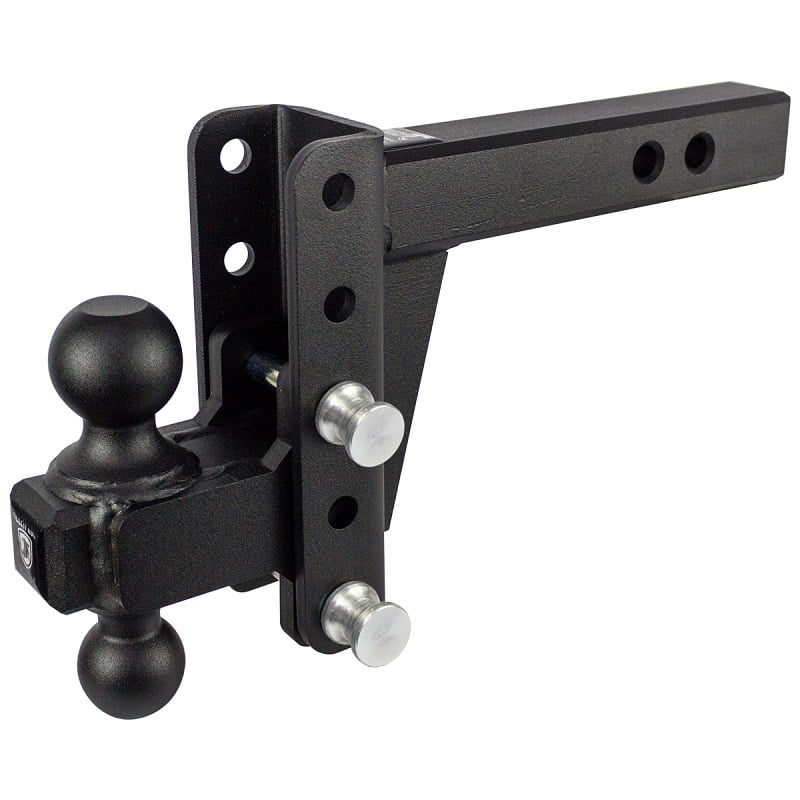 Bulletproof Hitch 2.0" Shank Heavy Duty 4" Drop and Rise Hitch