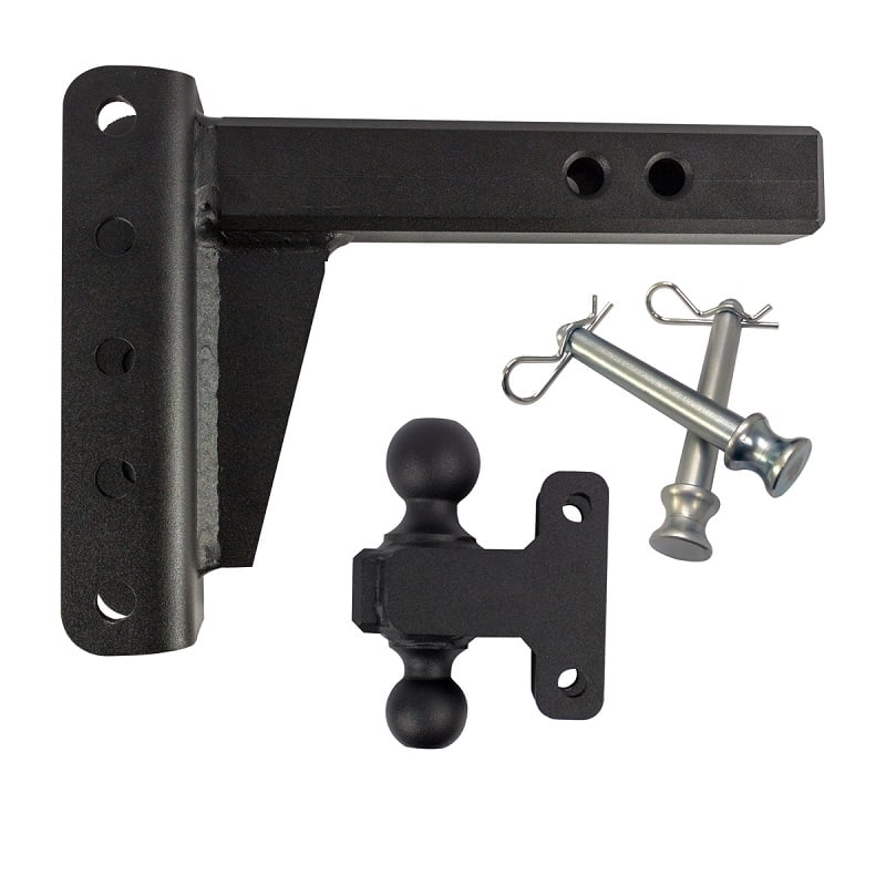 Bulletproof Hitch 2.0" Shank Heavy Duty 4" Drop and Rise Hitch