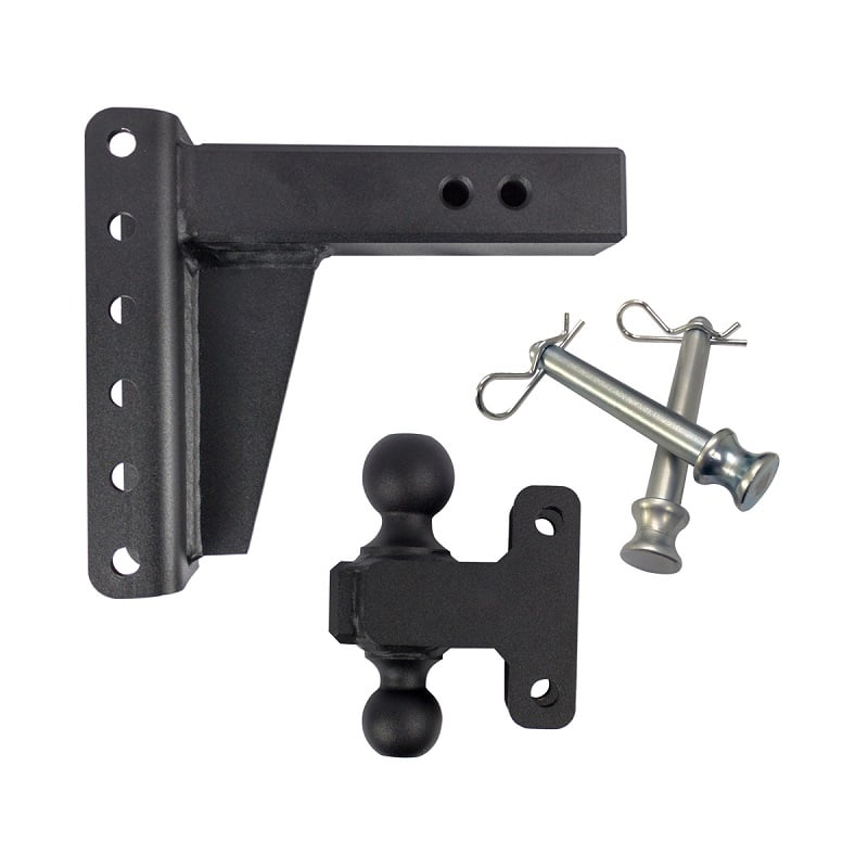Bulletproof Hitch 2.5" Shank Heavy Duty 6" Drop and Rise Hitch