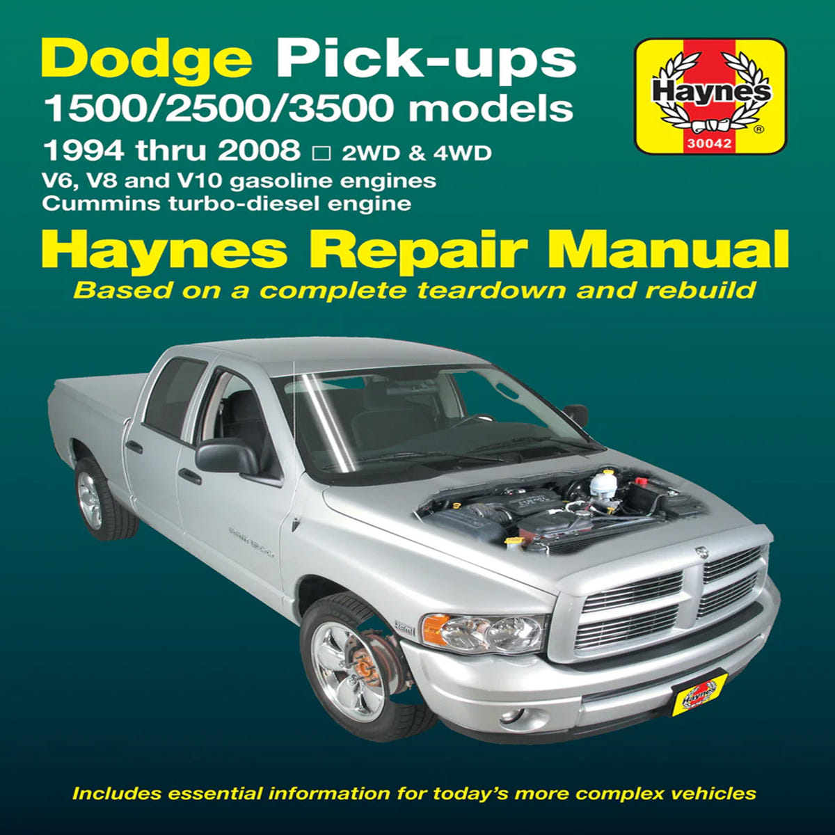 Haynes Repair Manual 94-08 Ram 5.9L/6.7L Cummins 2500/3500