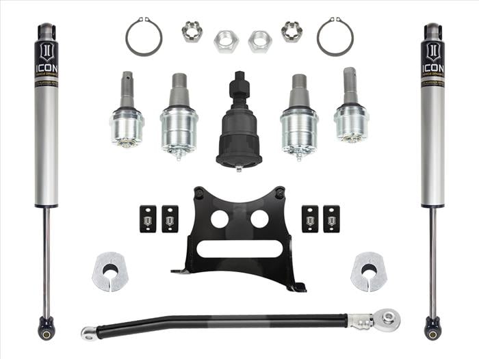 ICON Ultimate Front End Kit with Track Bar Ball Joint for 05-22 Ford SuperDuty 4WD