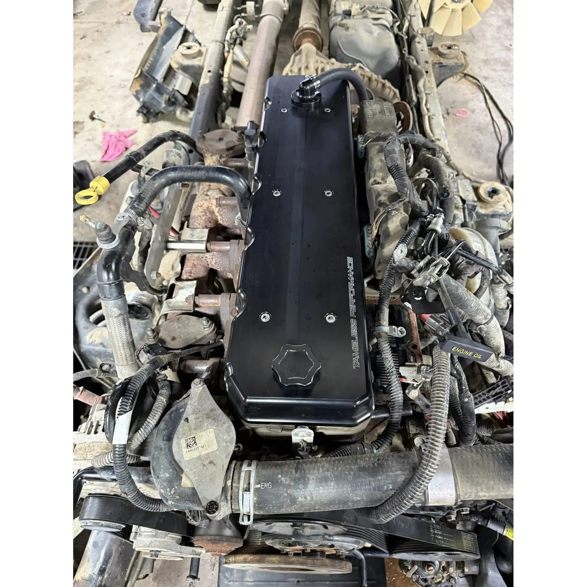 Tameless Performance Billet Valve Cover 06-24 Dodge Ram 5.9L/6.7L Cummins