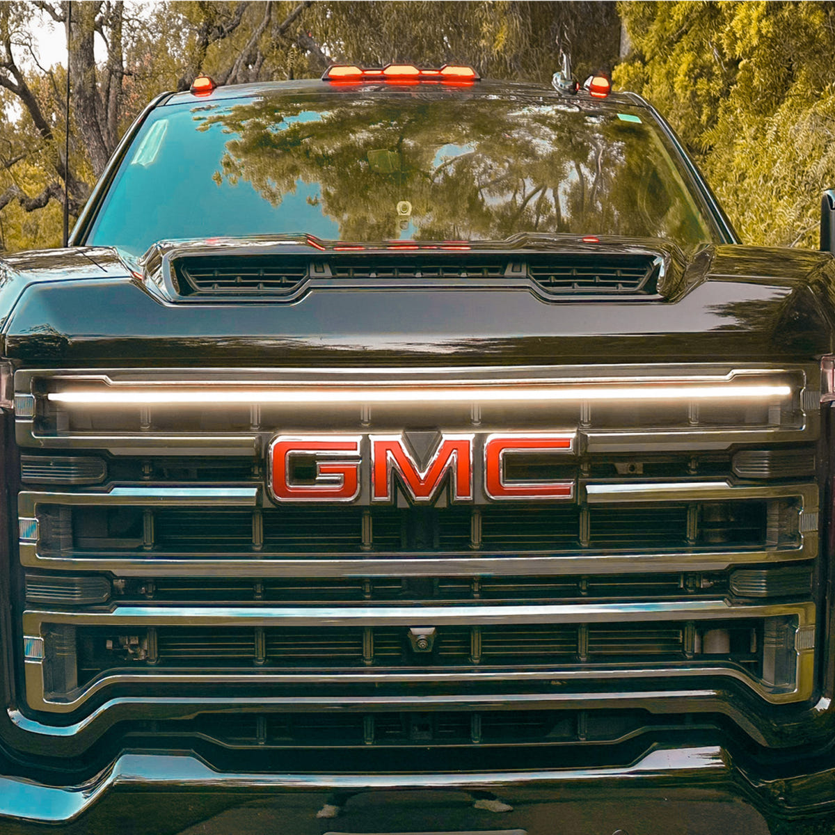 Sick Diesel LED Power Grille Light Bar 20-23 GMC Sierra 2500/3500 AT4