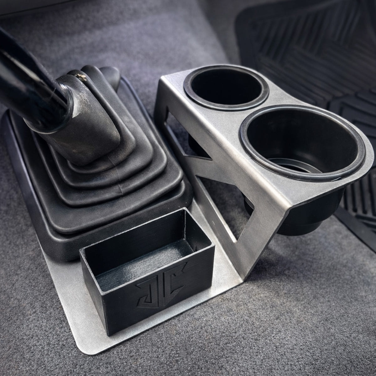 JC Customs Shifter Mounted Cup Holder 92-97 Ford F-250/F-350