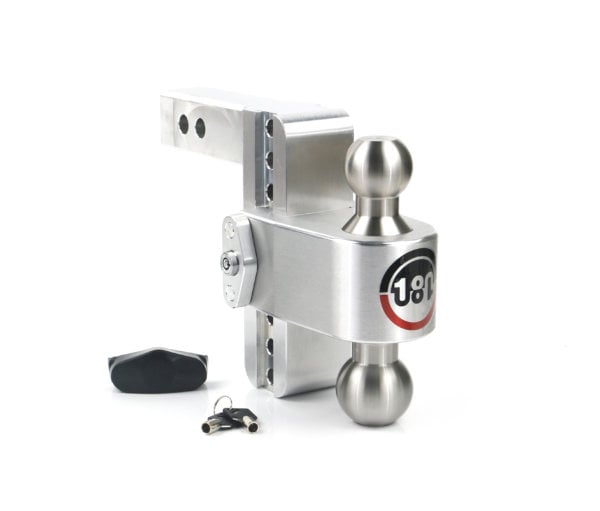 Weigh Safe 180 Drop Hitch Designed for use with 2" Receiver Hitch